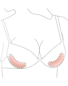 Caresse siliconen BH  vulling Inward-Up