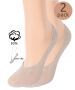 Topsocks footies fine cotton 2-pack
